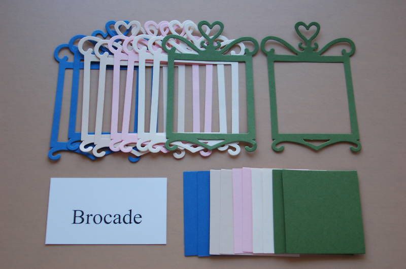 10 Sizzix Heart Frame #2 Die Cut/Cuts *Pick Color Group  