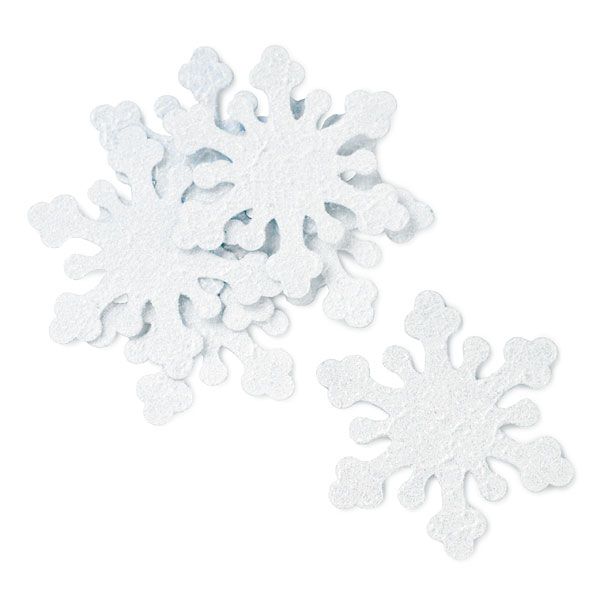 40ct Iridescent Snowflake Wedding Decorations