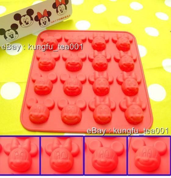 Mickey & Minnie Silicone Ice Chocolate Mini Cake Mold  