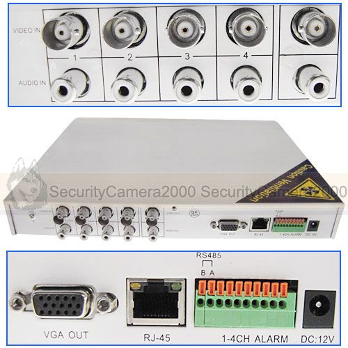 264 Compression Format, DVR Network Recorder, 3G Pone View