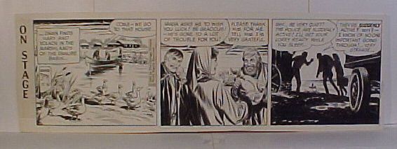 1964 ON STAGE Leonard Starr MARY PERKINS Original Art  