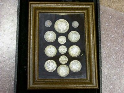 FRAMED AMERICAN COINAGE ID#B313  