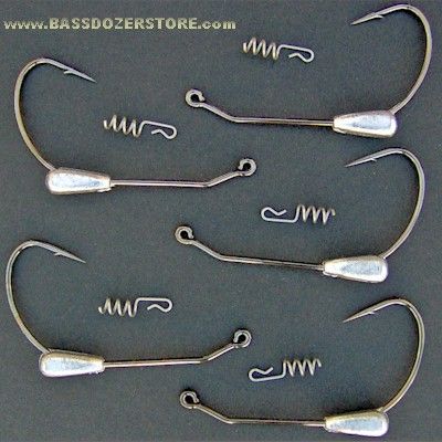 Mustad Weighted 91768BLN Hooks w/Keeper Clips ~ Qty 4 5 per pack 