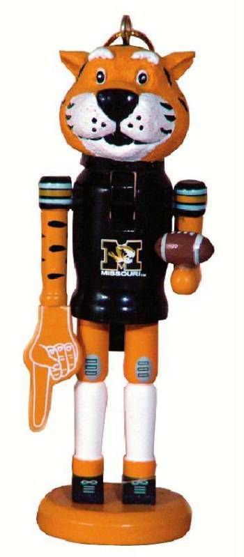 UNIVERSITY OF MISSOURI TIGERS MASCOT NUTCRACKER ORNAMT  