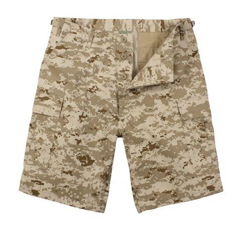 DESERT DIGITAL CAMO BDU ARMY COMBAT MILITARY SHORT  