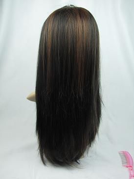 16 Full Lace Front Lace Wig Human Hair Silky Straight  