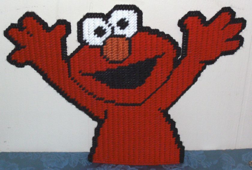 SURPRISE ELMO PLASTIC CANVAS PATTERN  