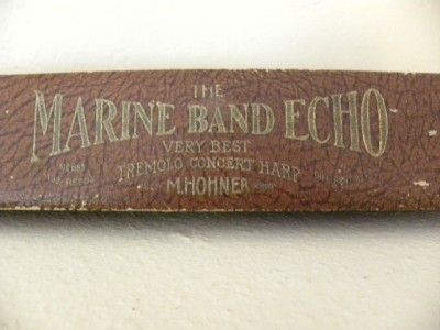 Rare Vtg No. 683 Quad Hohner Marine Band Echo Tremolo Harmonica in Box 