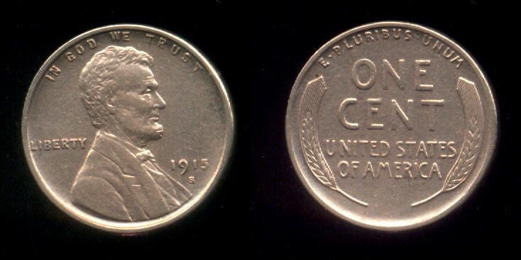 Awesome 1915 S Lincoln Cent From Estate  