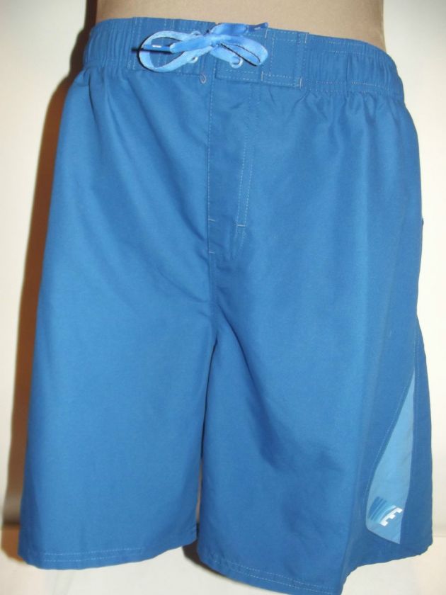 NWT NIKE Mens SWIM TRUNK BOARD WATER SHORTS 100% Polyester Blue  