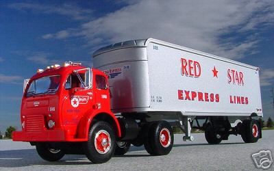 VR   RED STAR EXPRESS 3000 Semi Truck   First Gear  