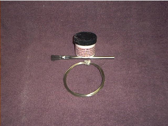 Silver Solder 45% gold color 20 Ga, 5 Ft KIT w/cad  