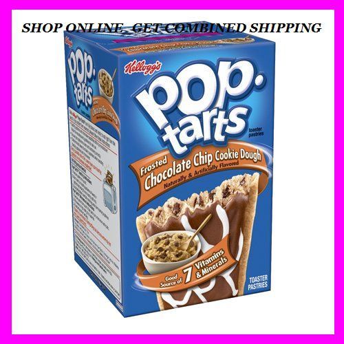 Kelloggs Pop Tarts Frosted Chocolate Chip Cookie Dough