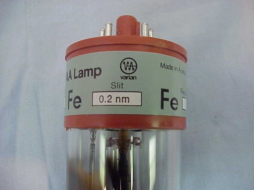 Varian 56 101027 00 Iron Fe SpectraAA Hollow Cathode Lamp  