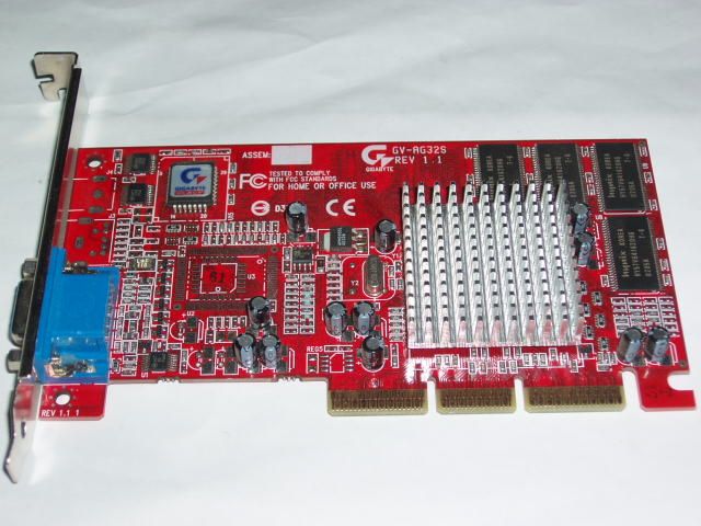 ATI RAGE 128 PRO GRAPHICS AGP VIDEO CARD GV AG32S REV 1  