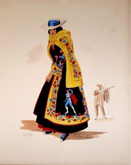   Costumes of South America Edouard Halouze 26 Lithograph Prints  