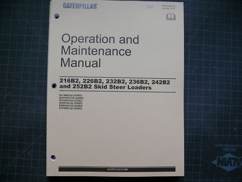 Caterpillar 216B3 226B3 236B3 242B3 252B3 247B3 Operation Operators 