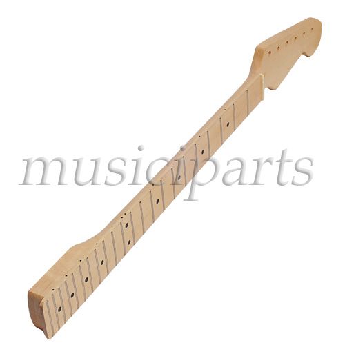 Maple strat Guitar Neck 22 Fret Full Fretjob W/nut,NECK for fender st 