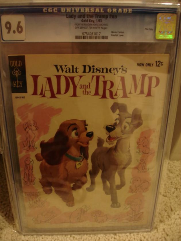 Lady and Tramp #1 CGC 9.6 Disney 1963 Gold Key 717 cm  