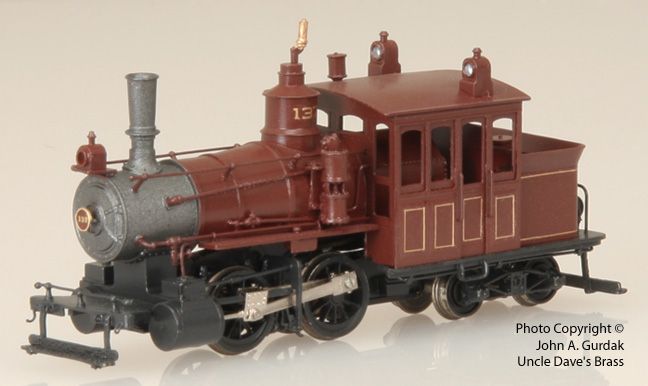 HOn3 BRASS MTS 0 4 4T FORNEY STEAM ENGINE F/P TUSCAN  