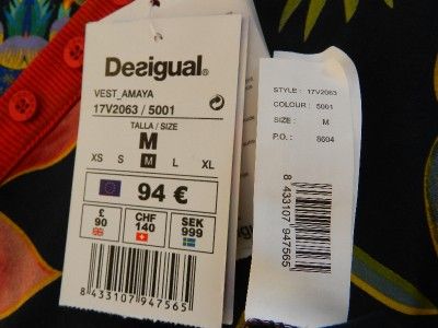 NWT Womens DESIGUAL 17V2063 Amaya SZ M Sweater Sleeves Bubble Dress 