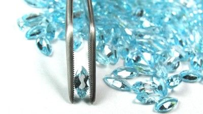 Natural .60ct Blue Topaz 8x4 Marquise VVS Loose Stone Wholesale  