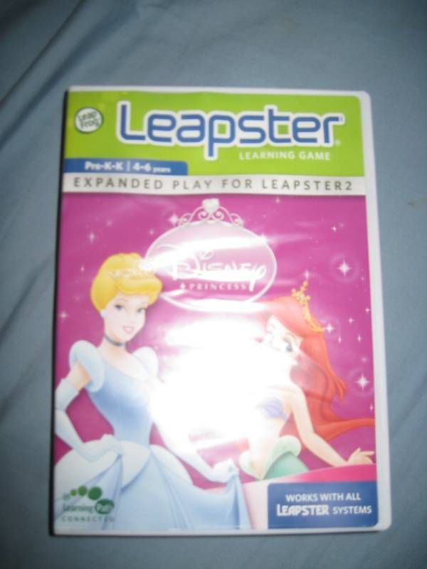 LEAPSTER DISNEY PRINCESS GAME 4 6 YRS  