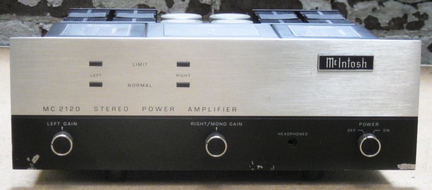 McIntosh MC 2120 240 watt Stereo Power Amplifier  