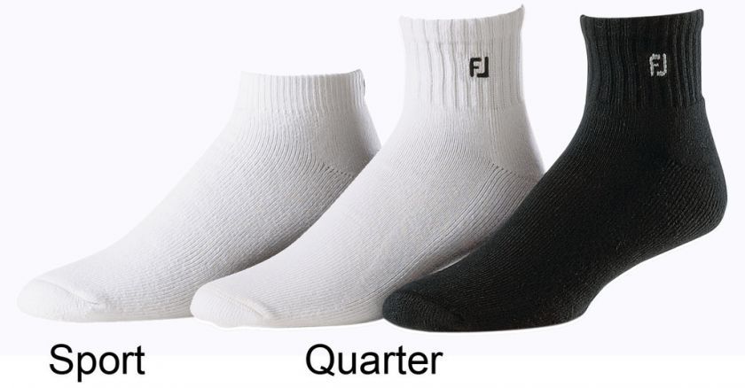 FootJoy Mens Slightly Irregular Socks Sport And Quarter 12 Pack New 
