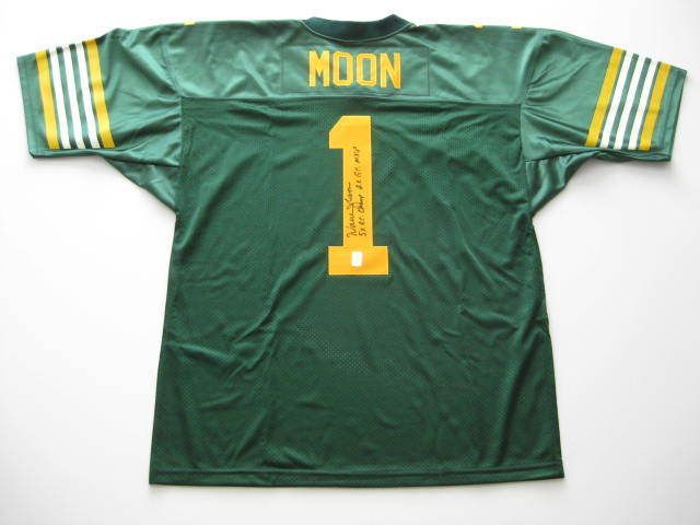 WARREN MOON signed EDMONTON ESKIMOS jersey w/COA   GTSM EXCLUSIVE 