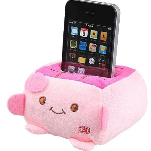 New Plush ToFu Cell Phone Mobile Stand Holder Japanese  
