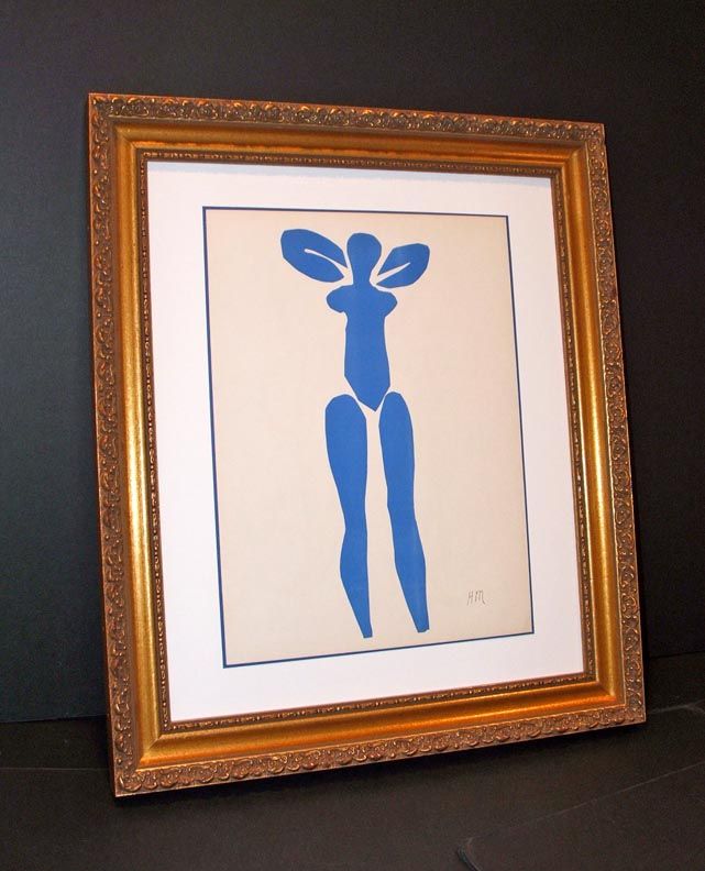 HENRI MATISSE   ORIGINAL LITHOGRAPH    NU BLEU  1952  