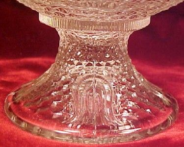 EAPG Antique WABASH TULIP & HONEYCOMB TOY PUNCH BOWL  