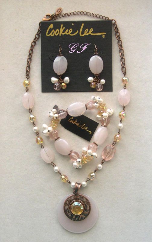 Cookie Lee Honey Blossom Jewelry   NWT $14 28 RT  