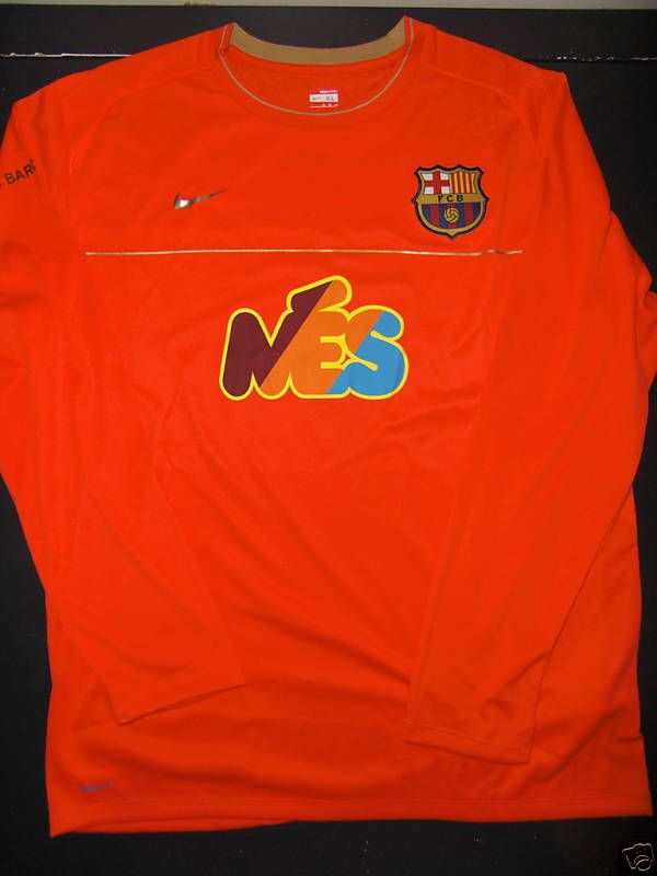 BARCELONA 08 9 TRAINING Shirt PLAYER MALLIOT MAGLIA MES  