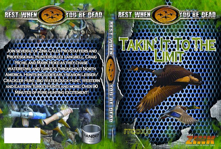 ZINK CALLS TAKIN IT TO THE LIMIT VIDEO DVD DUCK GOOSE  