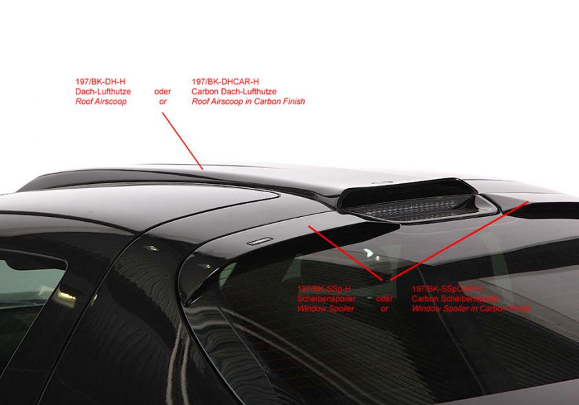 MEC Design Roof Airscoop, including Glueing Tube