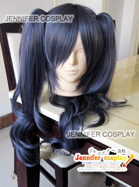 Black Butler Ciel Cosplay Wig Costume 2Clip + Wig  