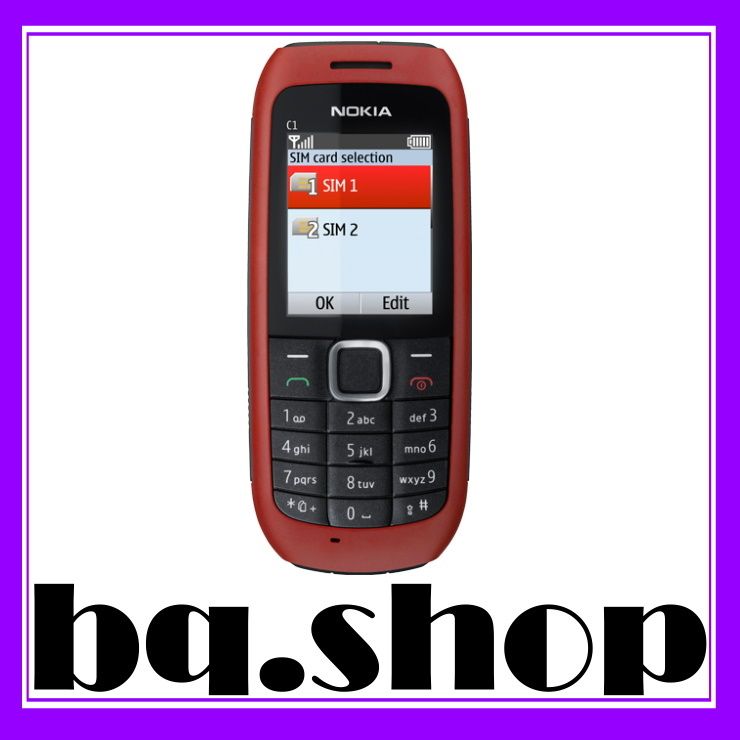 New Nokia C1 C1 00 Dual SIM GSM Mobile Phone by Fed ex  