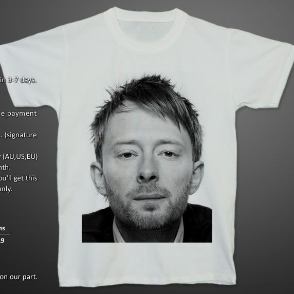 RADIOHEAD THOM YORKE Creep Alternative Rock T shirt M  