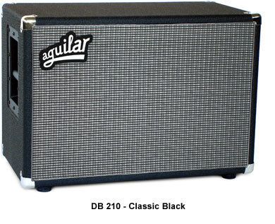 Aguilar DB210 Bass Speaker Cabinet   4 Ohm   Classic Black   NEW 