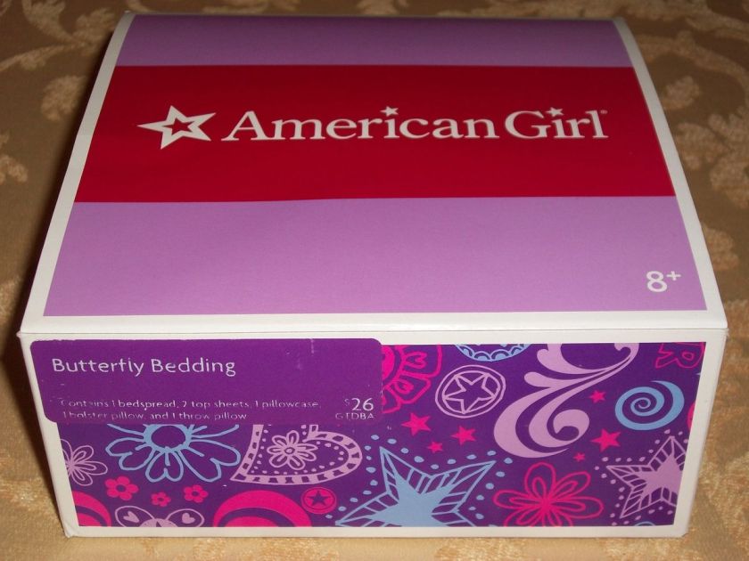 American Girl Doll My AG EMPTY BOX Butterfly Bedding  