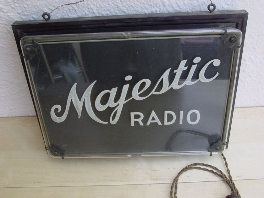 Antique Vintage Majestic Radio Neon Sign  