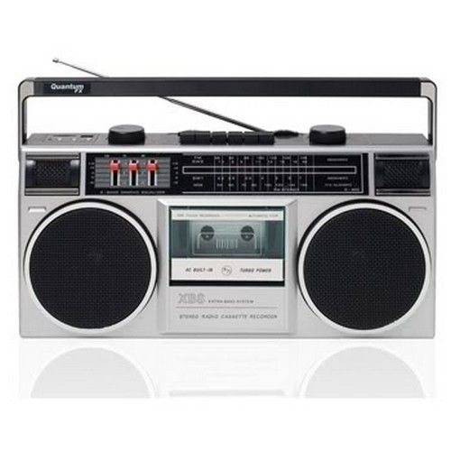 Quantum FX J 90U AM/FM Cassette Recorder Boombox W/ USB/SD Slot  