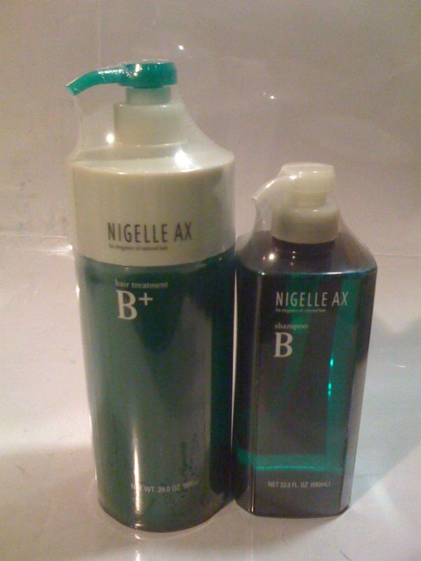 NIGELLE AX B SHAMPOO 23oz B+ HAIR TREATMENT 24oz PUMP  