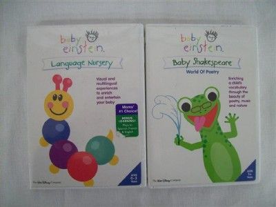 BABY EINSTEIN 15 DVD Lot Set LANGUAGE NURSERY And Many Others  