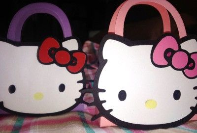   HELLO KITTY PARTY FAVOR LOOT BAGS KIT CANDYHOLDER BABY SHOWER BIRTHDAY