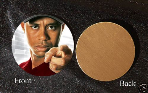 UNIQUE TIGER WOODS BALL MARKER  