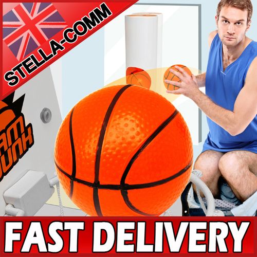 SLAM DUNK Executive Office Desk Top Toilet Basket Ball Game Set  