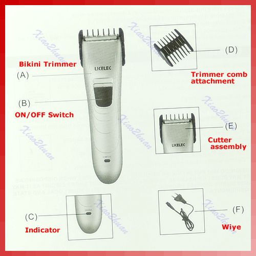 Rechargeable Men Beard Hair Trimmer Clipper Shaver EU  